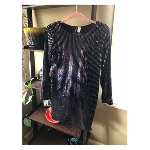 Velvet Sequins Dress from H&M